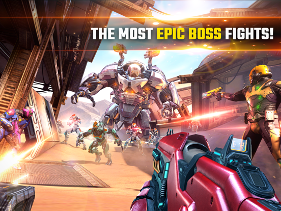 Tangkapan layar Shadowgun Legends: Online FPS iPad 