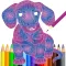 Animal Color Therapy Free Coloring Book for Adults