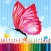 Butterfly & Flower Pixel Color