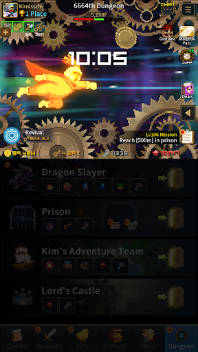Retro Hero Mr Kim : Idle RPG Screenshots