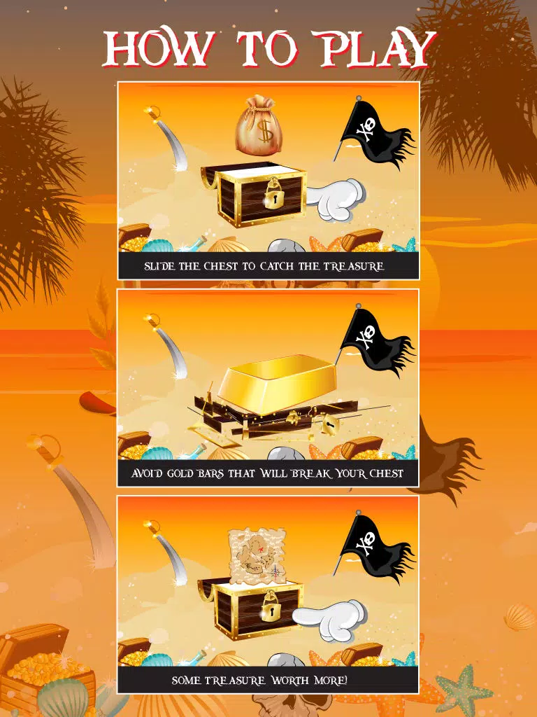 Pirates Treasure Catch - Chest Caribbean Adventure iPad Screenshots