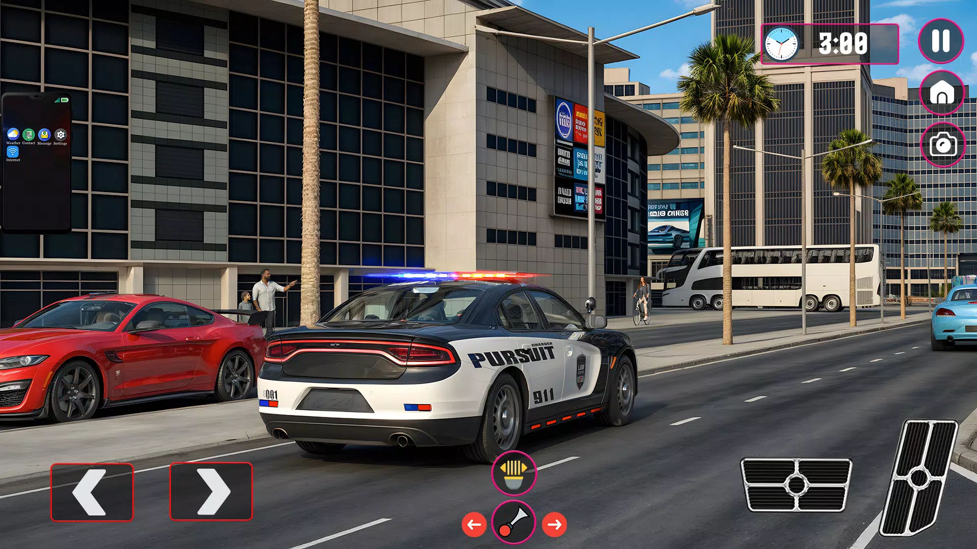 Capturas de tela do Police Cop: Car Chase Games 3D
