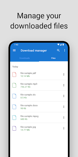 Download manager Screenshots