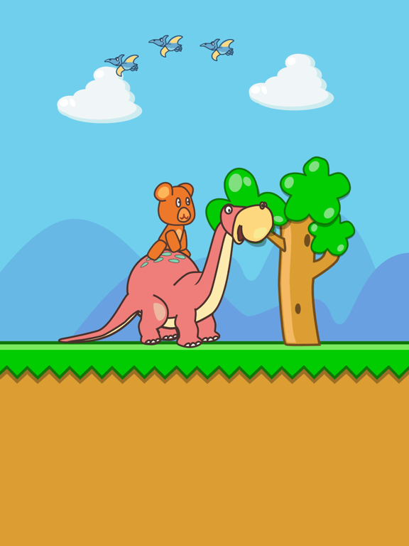 Bear Run:Dinosaur World iPad  Screenshots