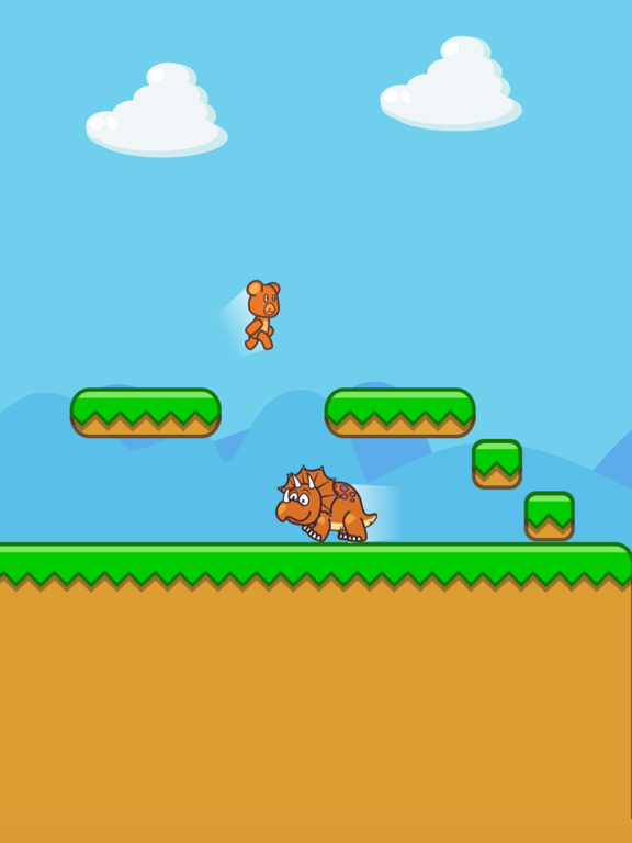 Bear Run:Dinosaur World iPad  Screenshots