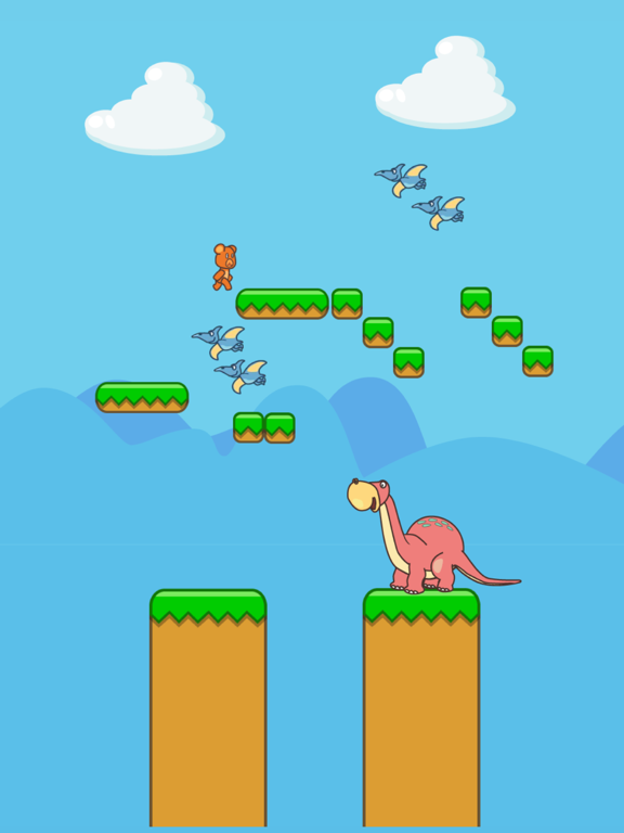 Bear Run:Dinosaur World iPad  Screenshots