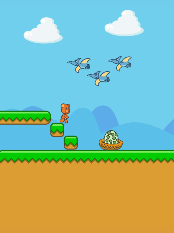 Bear Run:Dinosaur World iPad  Screenshots