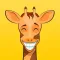 Cute Giraffe Emoji Animal Stickers for iMessage