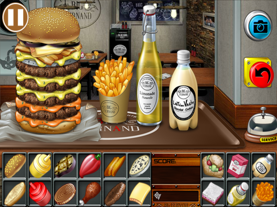 Tangkapan skrin Burger - Big Fernand Edition iPad 