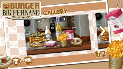 Tangkapan skrin Burger - Big Fernand Edition