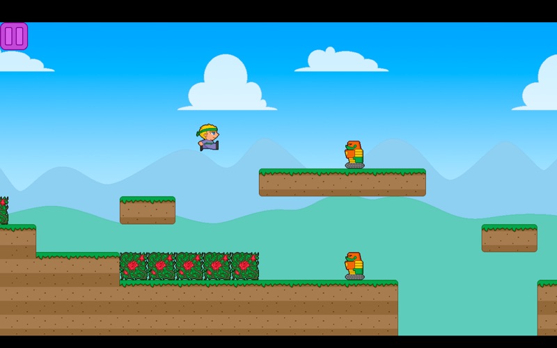 Tangkapan skrin Villagers vs Robots Run