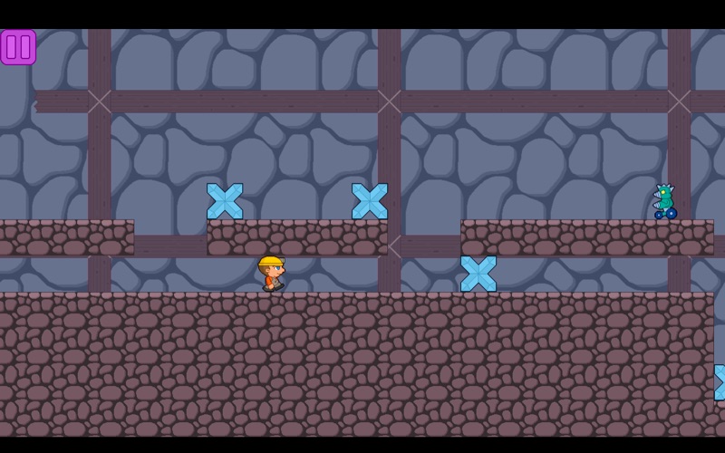 Tangkapan skrin Villagers vs Robots Run