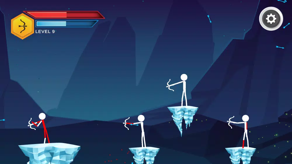 Capturas de tela do Stickman: Arrow