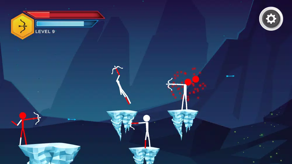 Capturas de tela do Stickman: Arrow