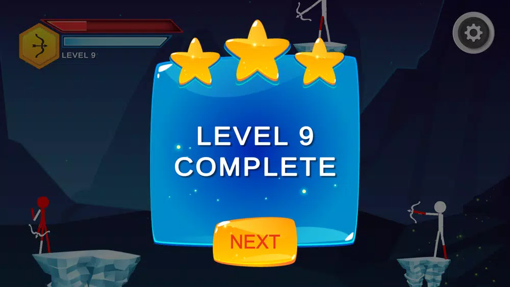 Capturas de tela do Stickman: Arrow