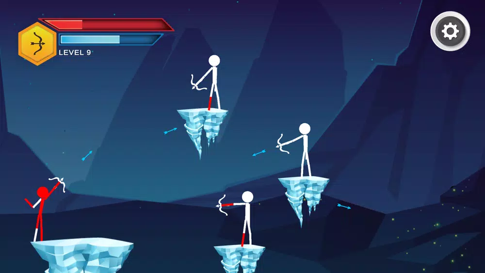 Capturas de tela do Stickman: Arrow
