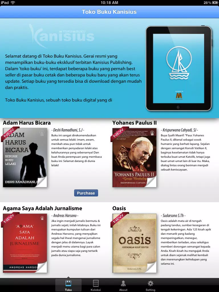Toko Buku Kanisius iPad Screenshots