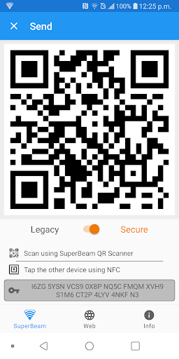SuperBeam | WiFi Direct Share Screenshots