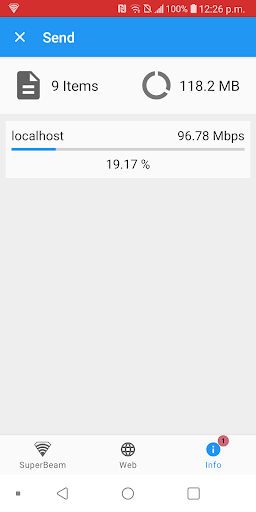 SuperBeam | WiFi Direct Share Screenshots