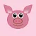 Pink Pig Sticker Pack