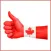 Thumbs Up Flag Sticker Pack