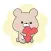 A Bear Sticker Sticker