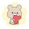 A Bear Sticker Sticker