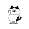 Playing KABUKI of a cat