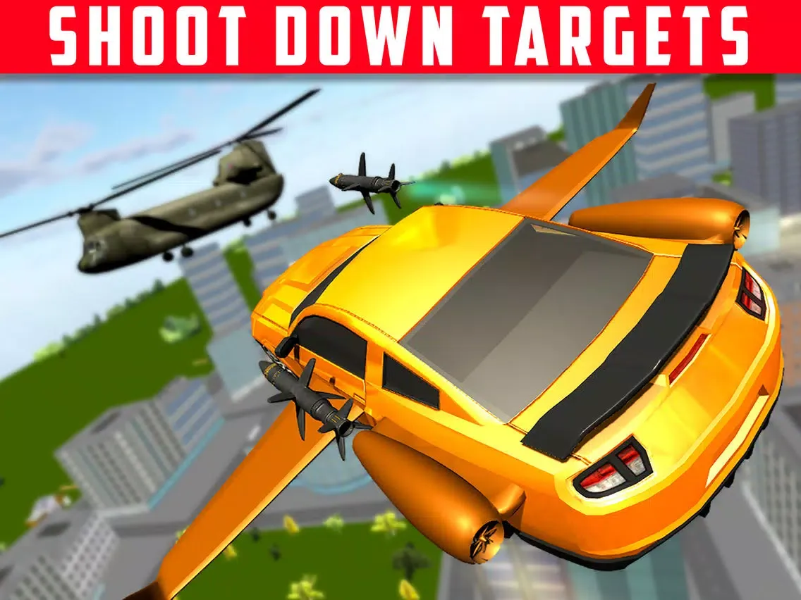 Flying Car San Andreas Shooter iPad Screenshots