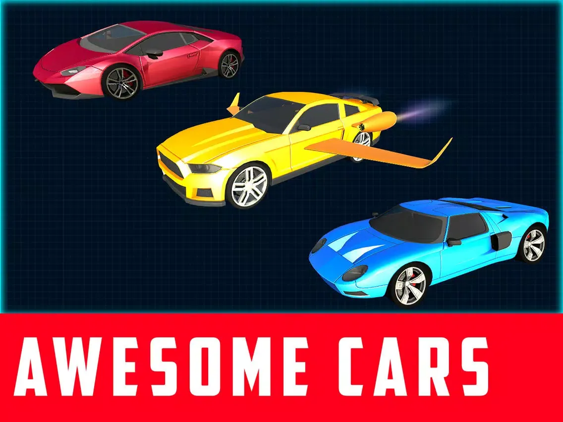 Flying Car San Andreas Shooter iPad Screenshots