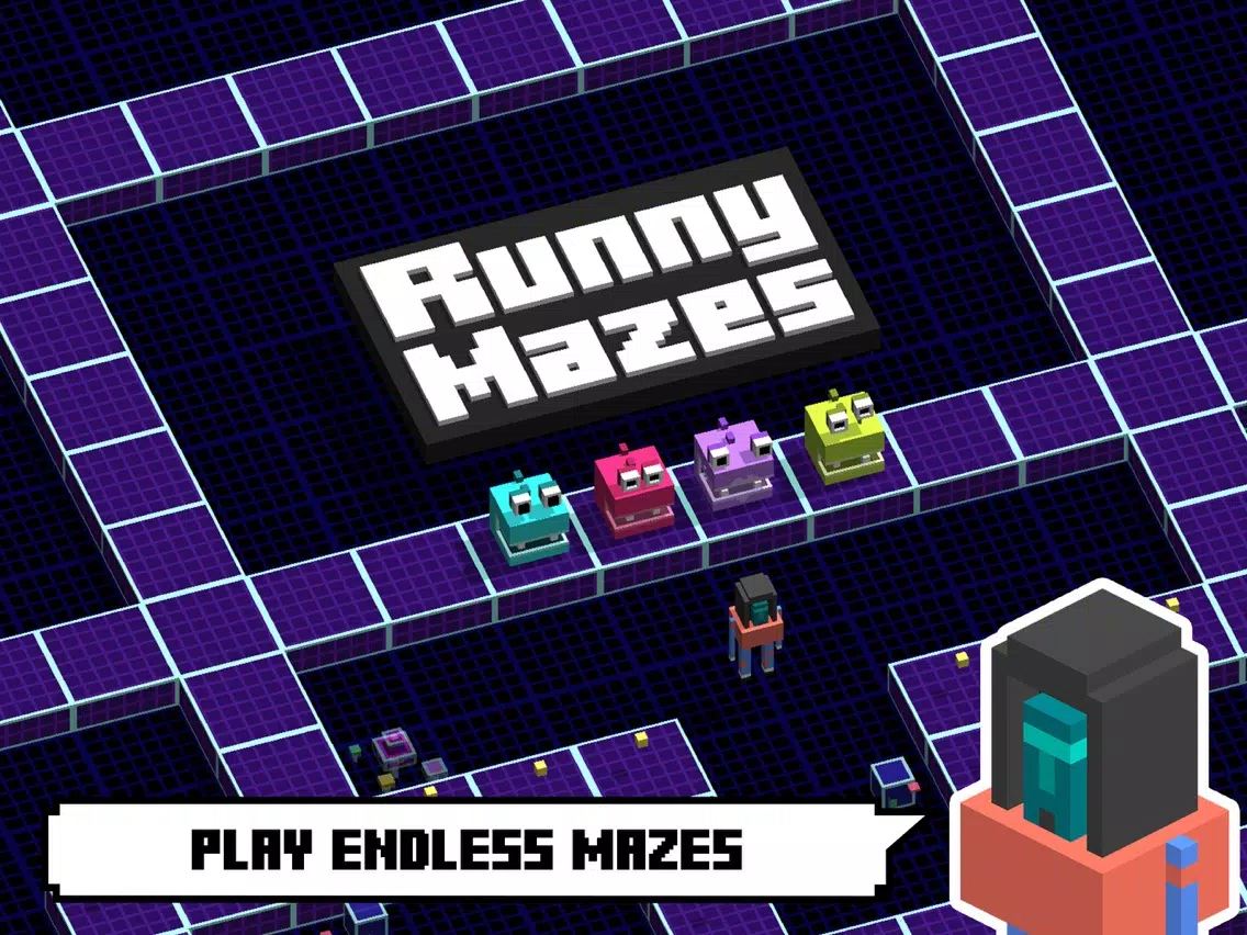 Capturas de tela do Runny Mazes - Arcade Runner iPad 