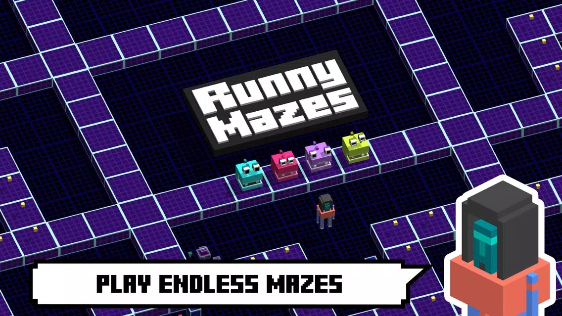 Capturas de tela do Runny Mazes - Arcade Runner