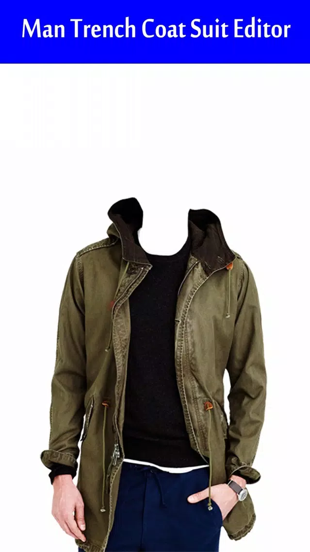Man Trench Coat Suit Editor Screenshots