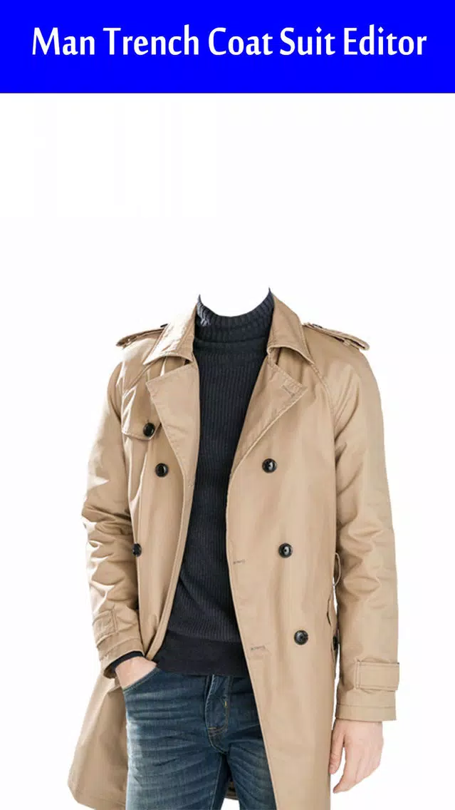 Man Trench Coat Suit Editor Screenshots