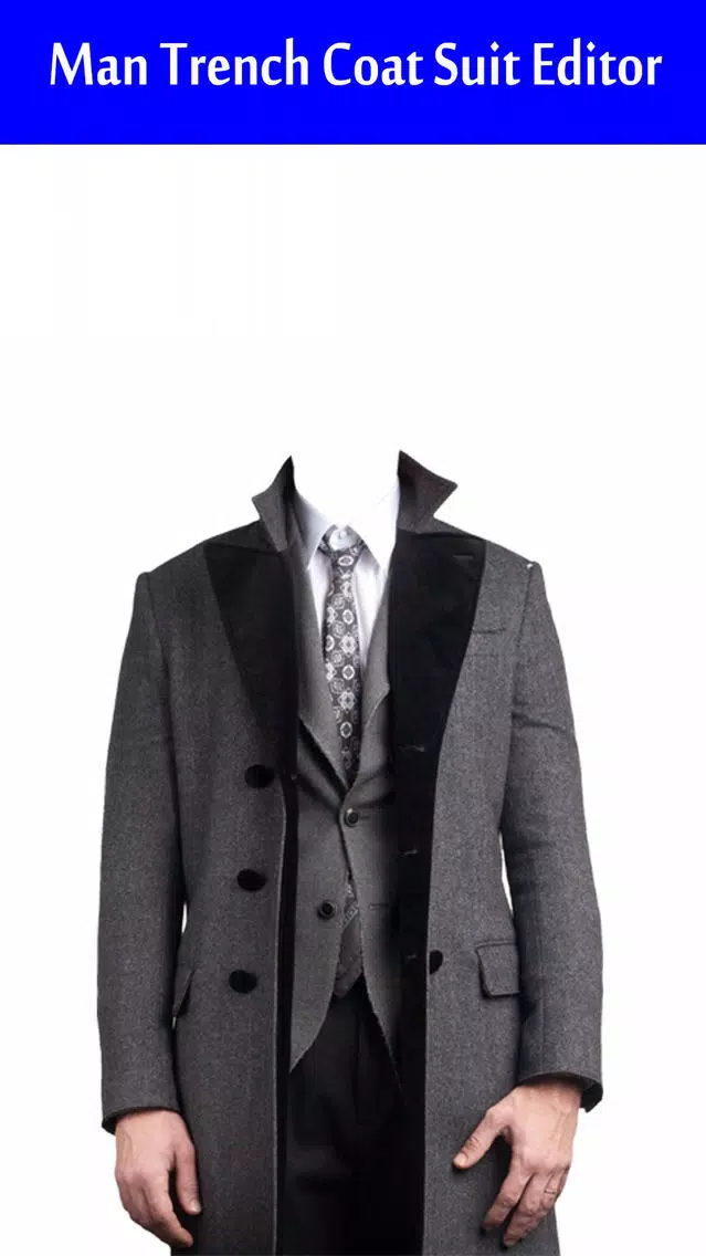 Man Trench Coat Suit Editor Screenshots
