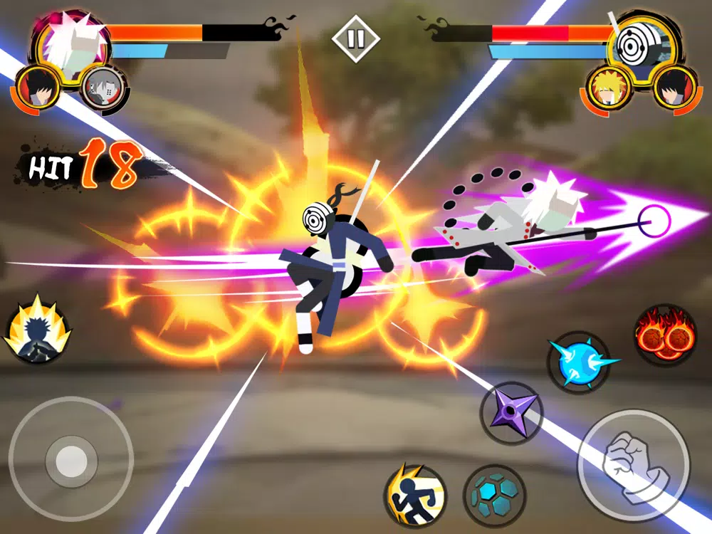 Capturas de tela do Stickman Brawl :Super Warriors iPad 