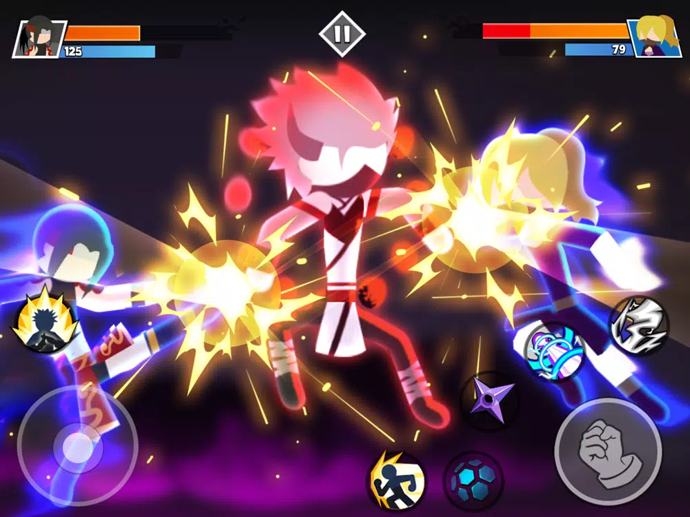 Capturas de tela do Stickman Brawl :Super Warriors iPad 