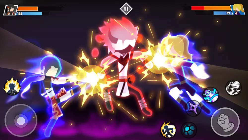 Capturas de tela do Stickman Brawl :Super Warriors