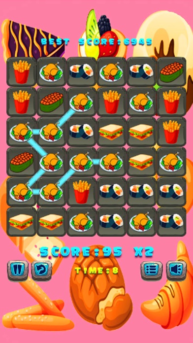 Food Match 3 - build Food Puzzle & Game for kids应用截图