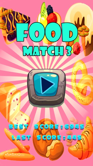 Food Match 3 - build Food Puzzle & Game for kids应用截图