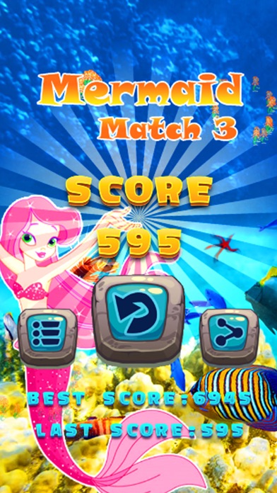 صور Mermaid Match 3 Puzzle-Mermaid Drag Drop Line Game