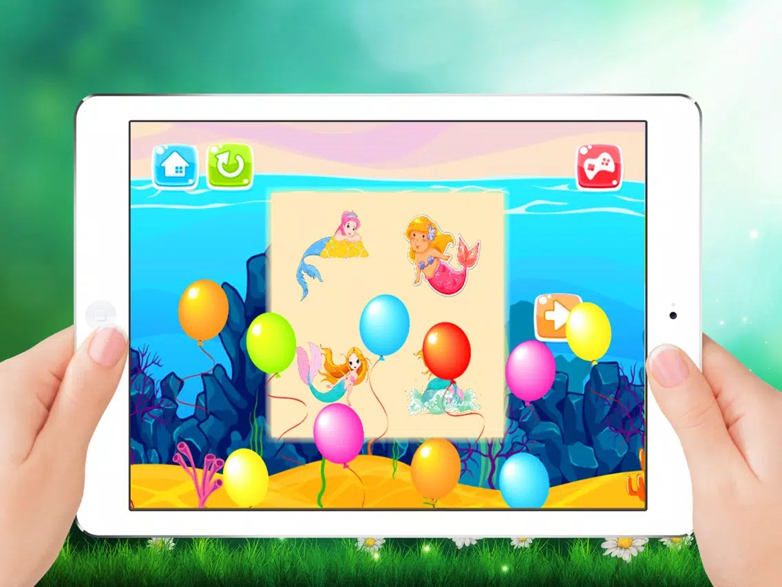 Mermaid Drag Drop and Match Shadow for kids iPad Screenshots