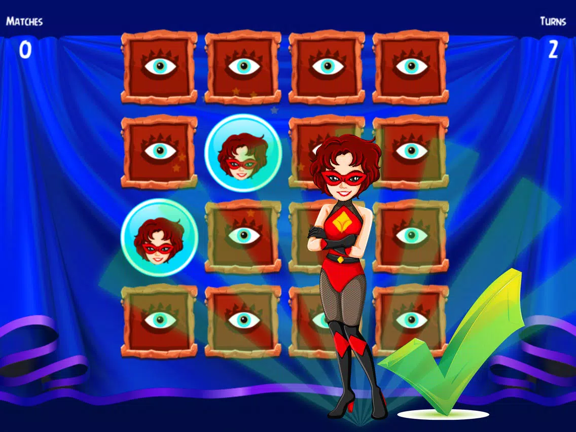 Puzzle Face - Matching Faces Heroes, Boy and Girl iPad Screenshots