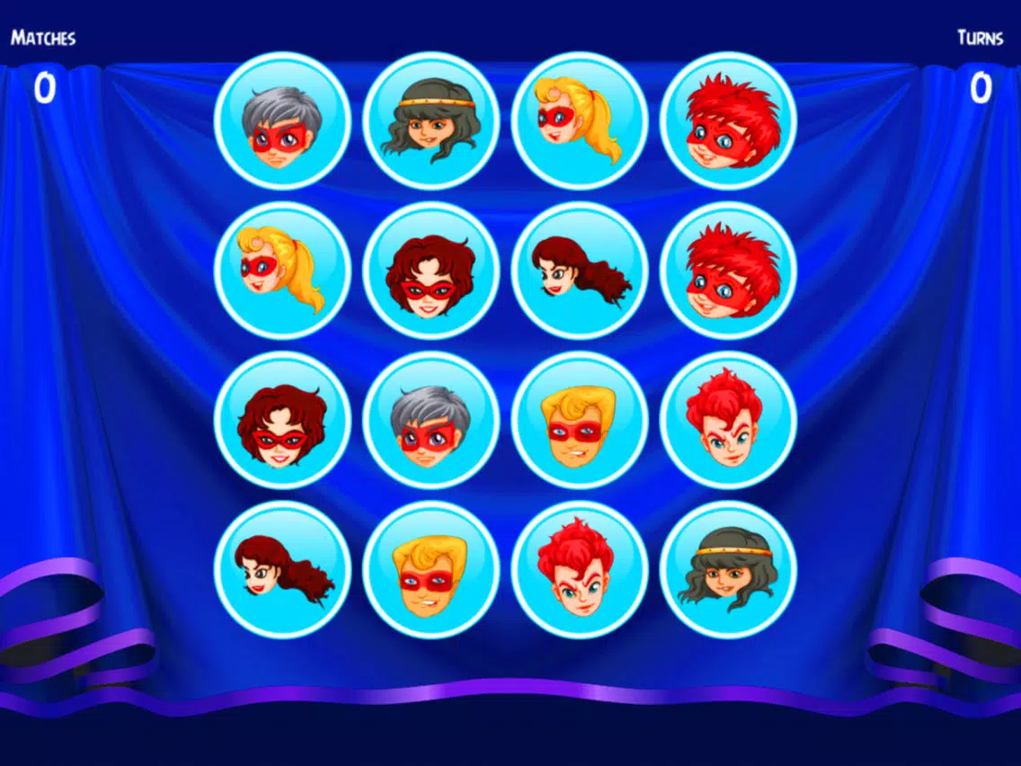 Puzzle Face - Matching Faces Heroes, Boy and Girl iPad Screenshots
