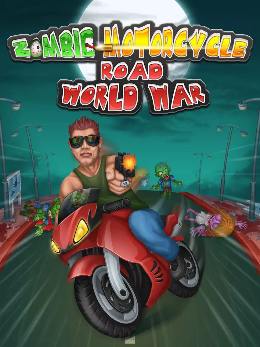 A Zombie Moto World War - Free Car Racing Game iPad Screenshots