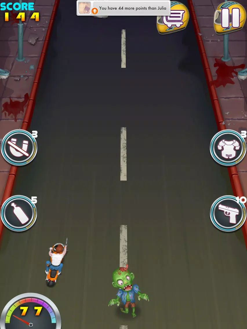 A Zombie Moto World War - Free Car Racing Game iPad Screenshots