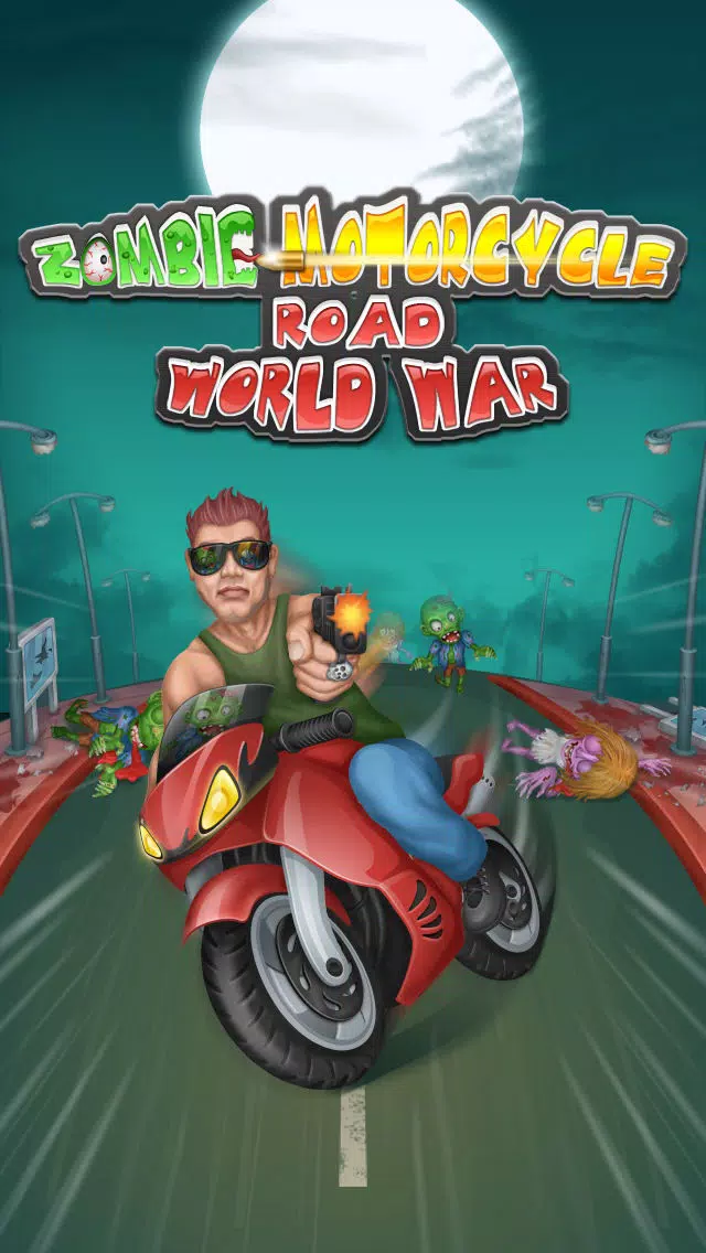 A Zombie Moto World War - Free Car Racing Game Screenshots