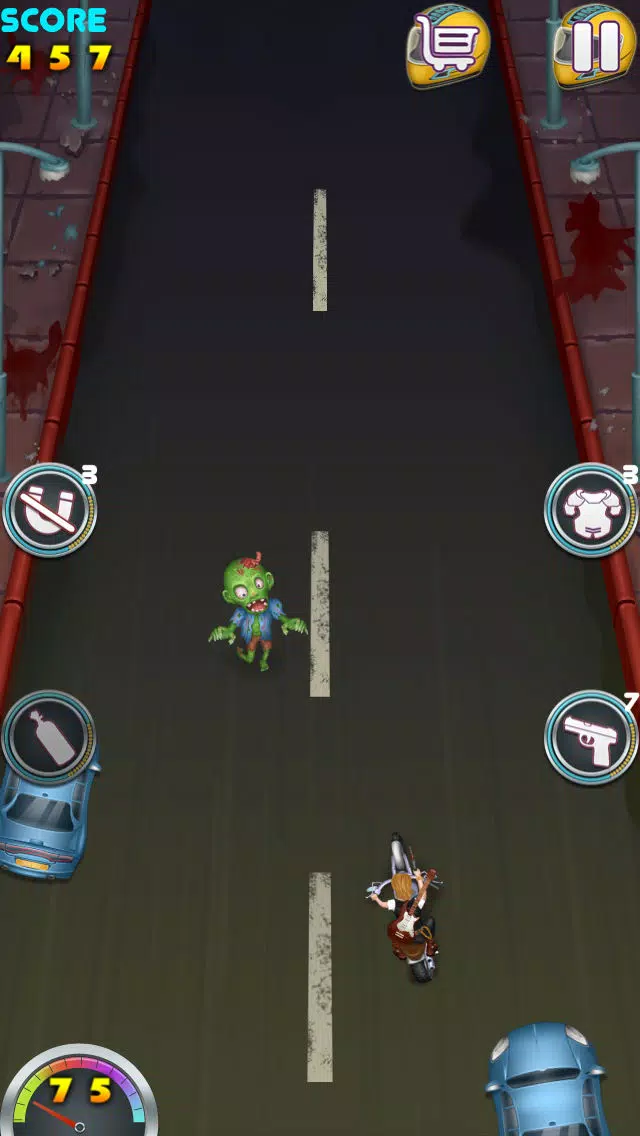 A Zombie Moto World War - Free Car Racing Game Screenshots