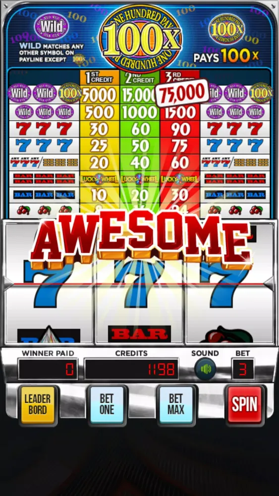 One Hundred Deluxe Slot Screenshots