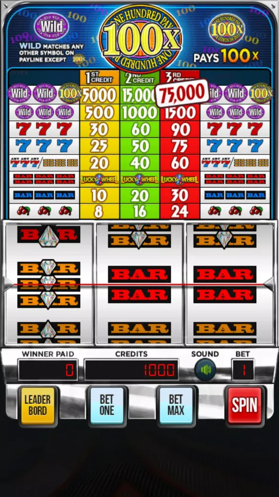 One Hundred Deluxe Slot Screenshots
